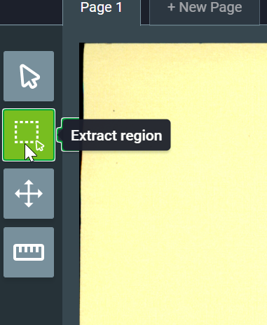 Extract Region from Rectangle Tool